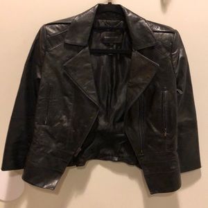 BCBG Maxaxria leather jacket